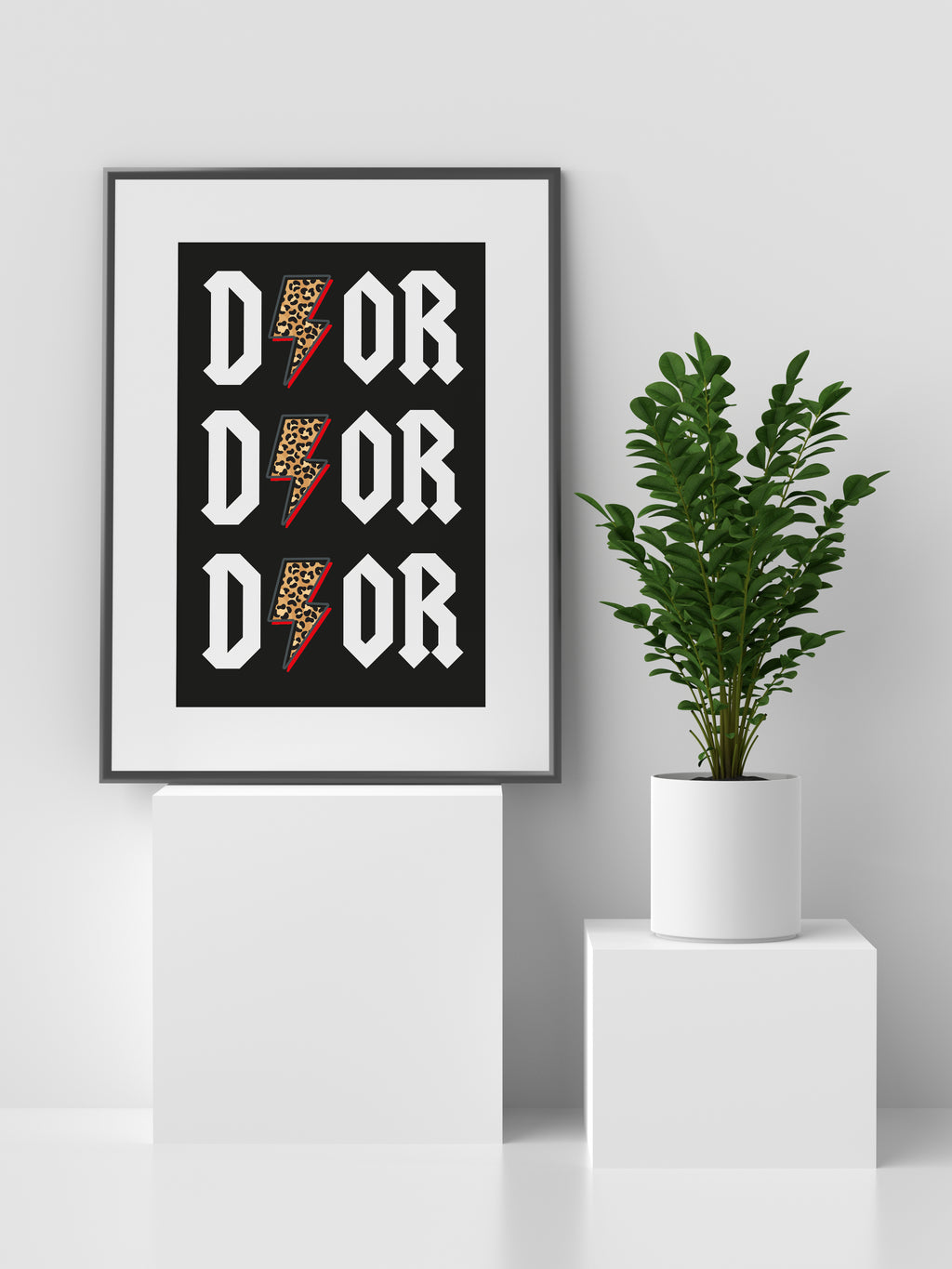 Dior Inspired Art Print.