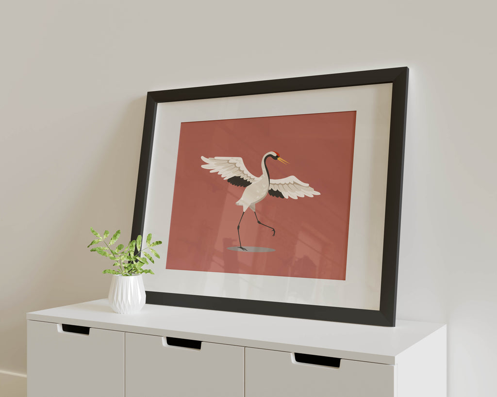 Designer inspired Herron  - Pink Art Print.